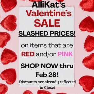 February Valentines SALE!!!
